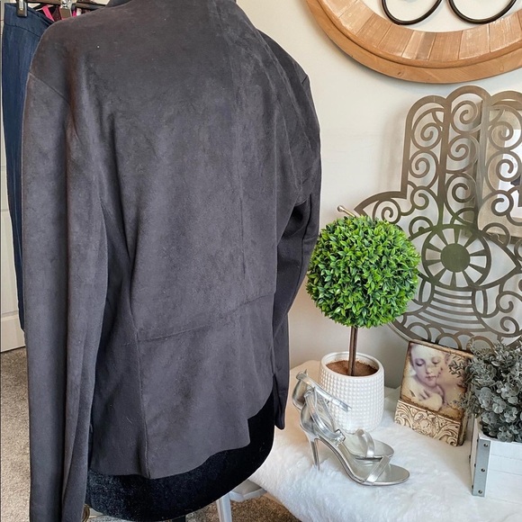 HALSTON SUEDE JACKET XS - Picture 3 of 7